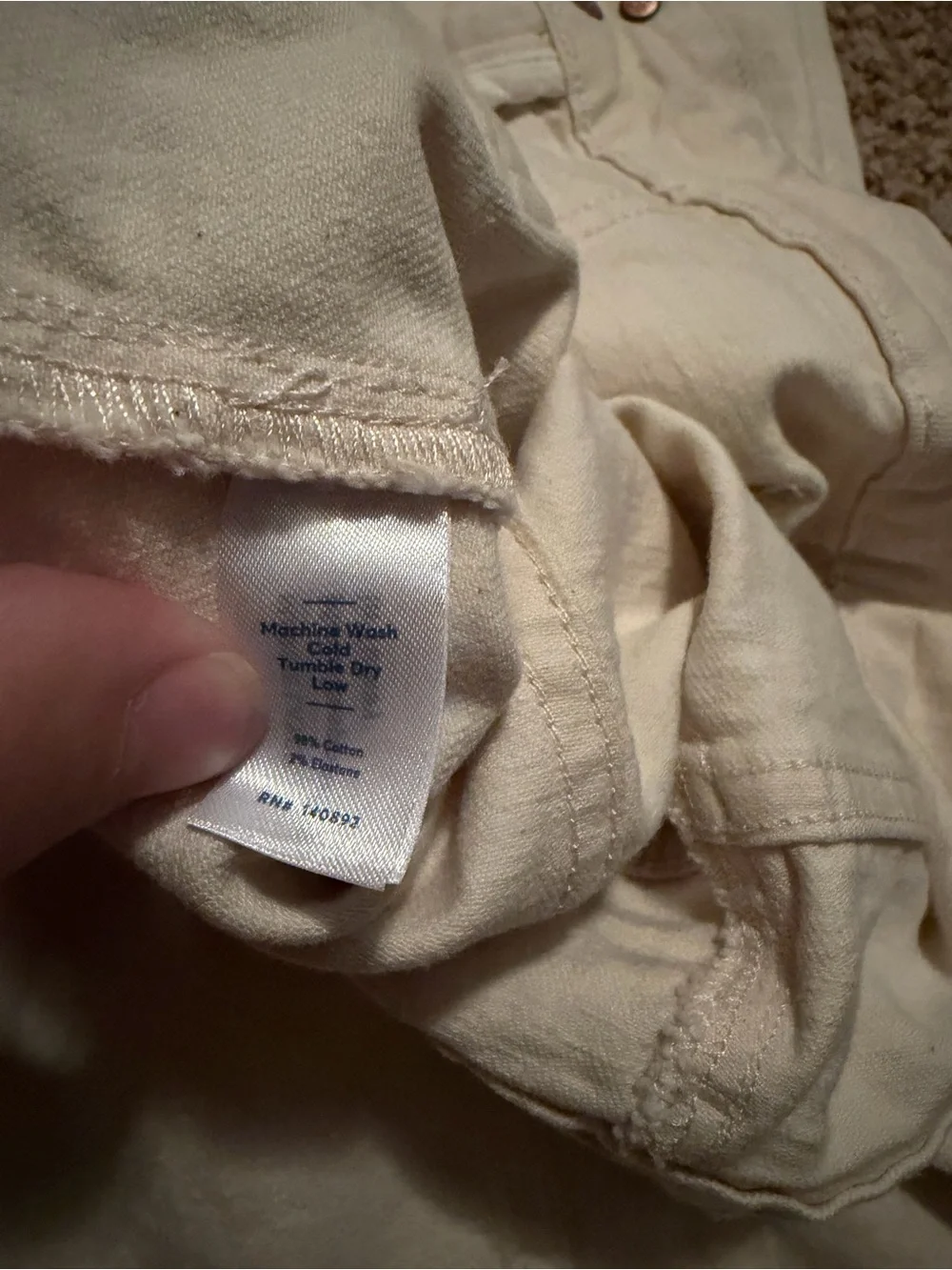 Marine layer Archive Flare Jeans In ecru white Size 2